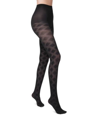 Hue - Women's Pointelle Diamond Control-Top Tights U24242