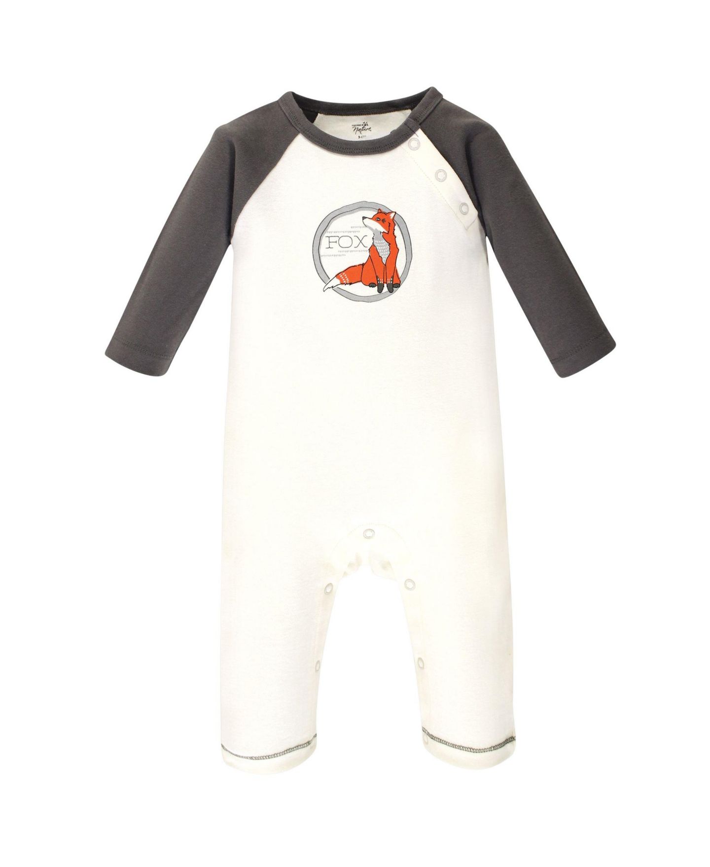 Комбинезон Touched by Nature Soft Natural Cotton Jumpsuit для мальчиков-малышей, цвет: Boho Fox — фото 2