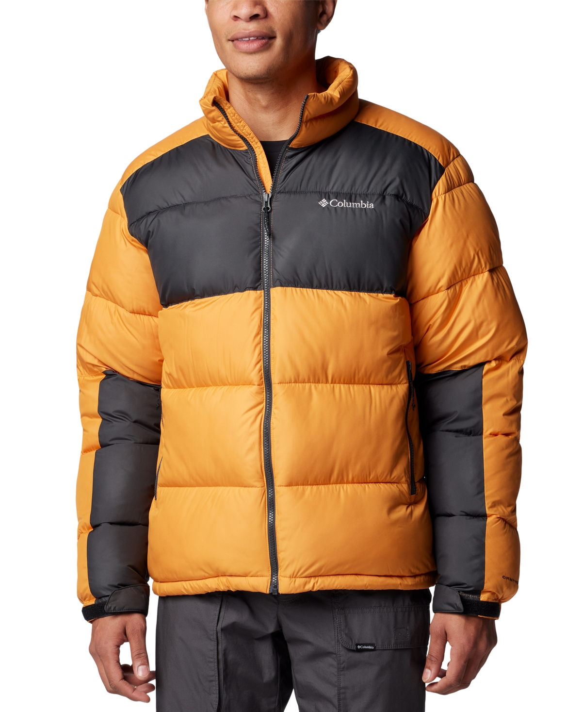 Men's Pike Lake Ii Zip-front Puffer Jacket In Sunstone,shark