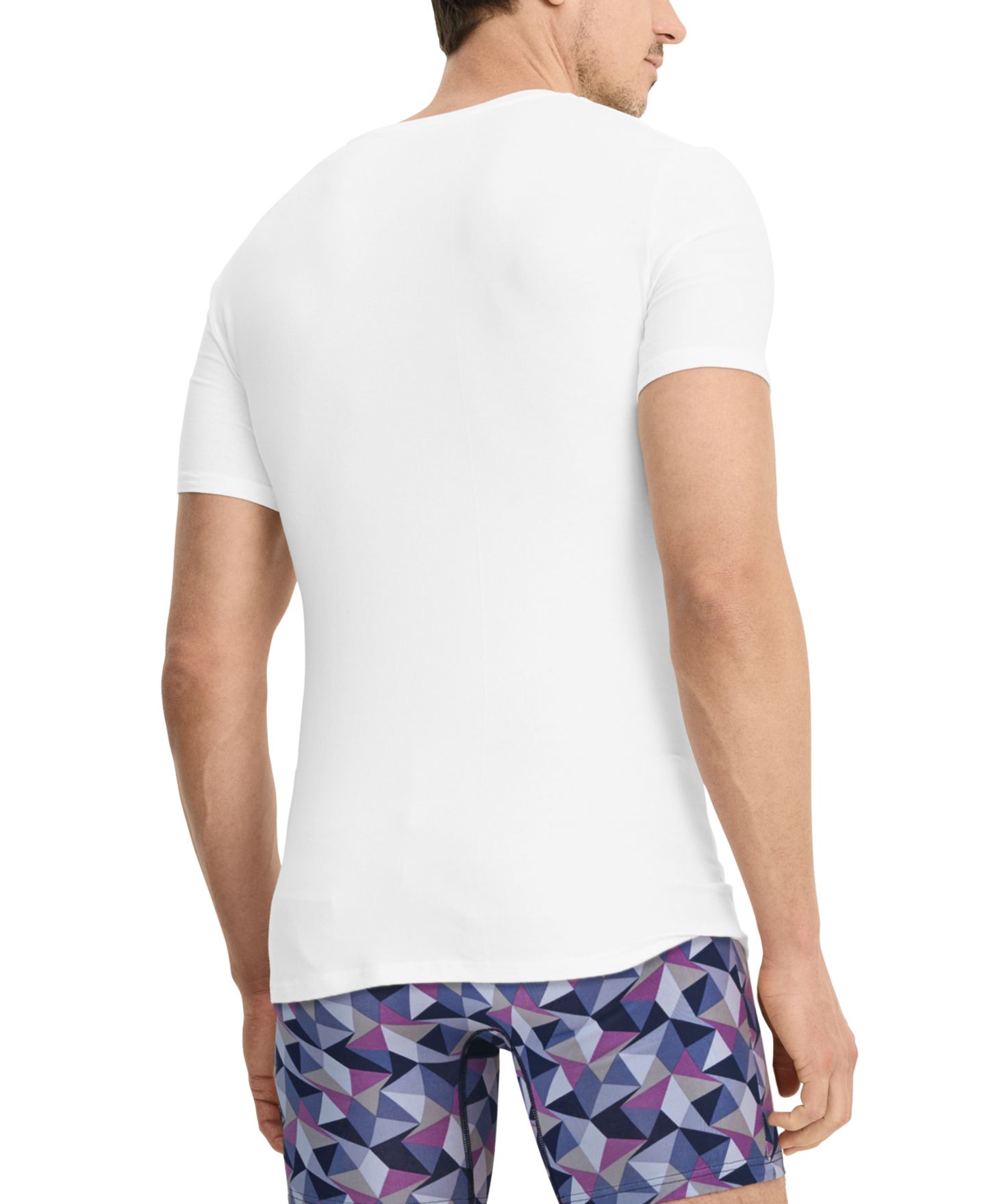 Мужские футболки Jockey Smooth Fit Stretch Short-Sleeve Crewneck T-Shirts, Pack of 3, цвет: Белый — фото 3