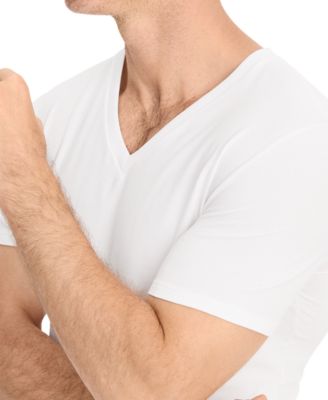 Men's Smooth Fit Stretch V-Neck T-Shirts, Pack of 3