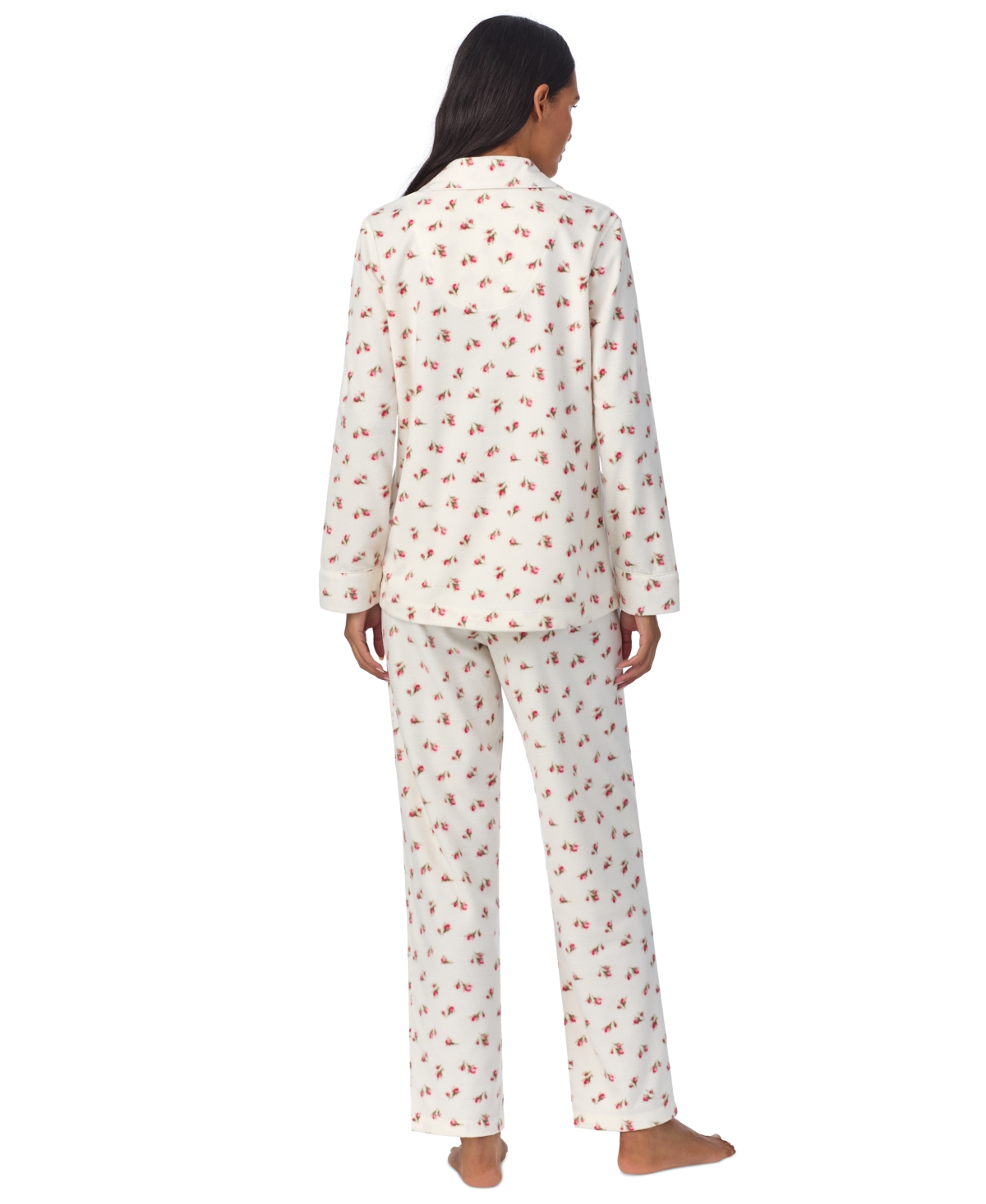 Lauren Ralph Lauren Petite Printed Fleece Pajama Set