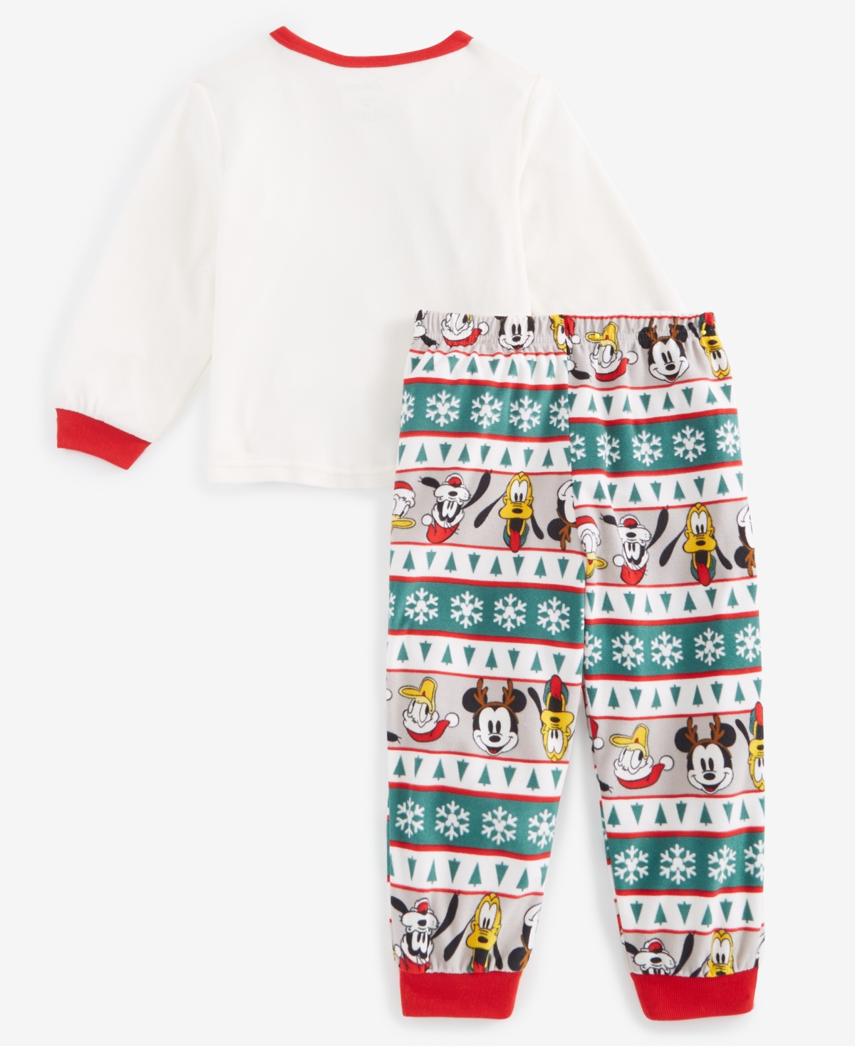 Mickey Mouse Toddler Boy Holiday Long Sleeve Long Leg 2-Piece Set