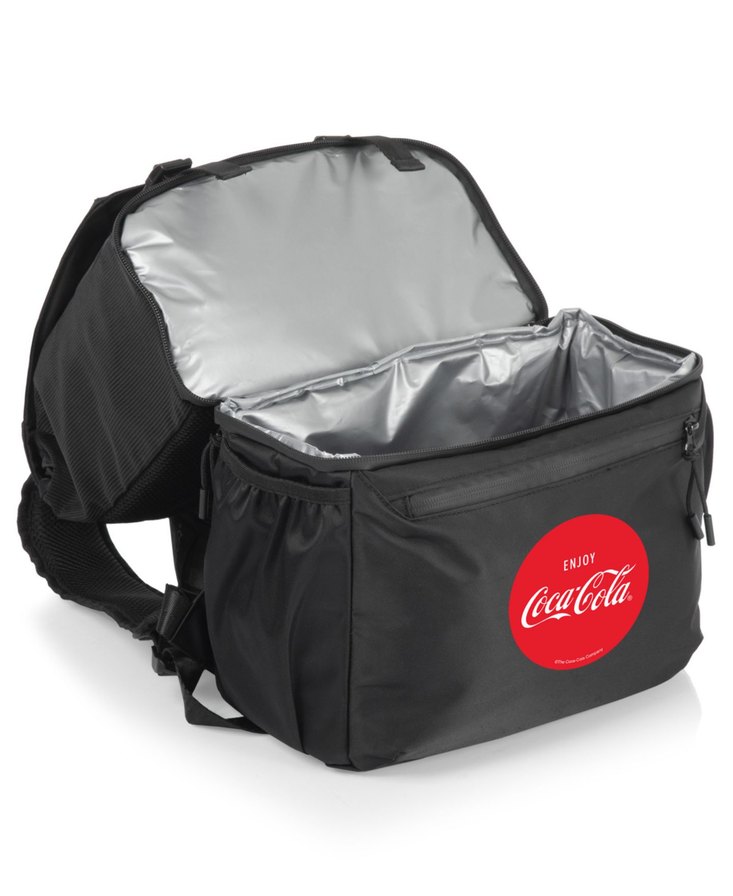 Рюкзак Oniva Coca-Cola 16 Liter Tarana Cooler, цвет: Карбоновый чёрный — фото 3