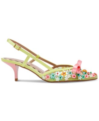 Betsey Johnson Women's Sadyy Ditzy Floral Slingback Pumps