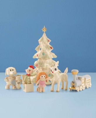 Rudolph Reindeer and Misfit Toys Figurine Set