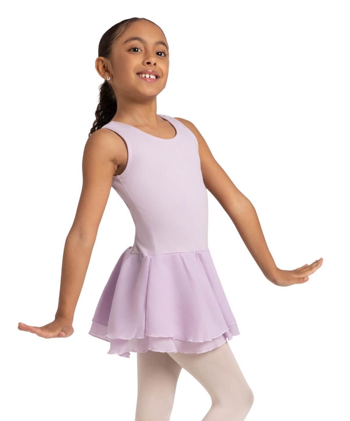 Capezio Girls Classics Double Layer Skirt Tank Dress