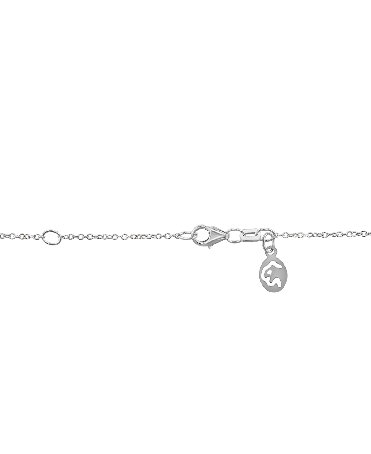 Effy Collection Effy Diamond Disc & Cross Two Charm 18" Pendant Necklace (1/4 Ct. T.w.) In Sterling Silver & Gold-pl In Gold Plated Silver