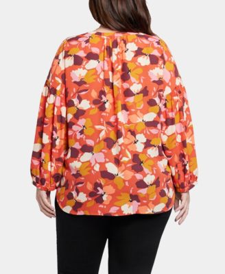 Plus Size Paulina Peasant Blouse