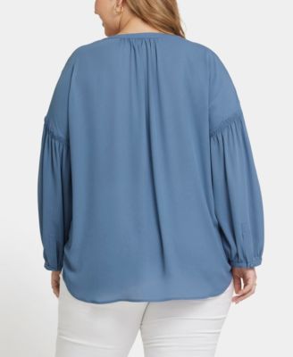 Plus Size Paulina Peasant Blouse