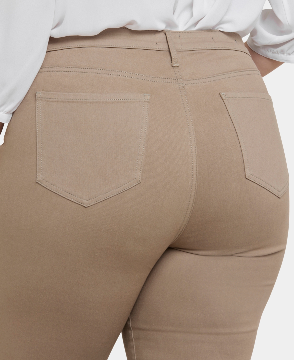 Nydj Plus Sheri Saddlewood Ankle Crop Jean In Saddlewood