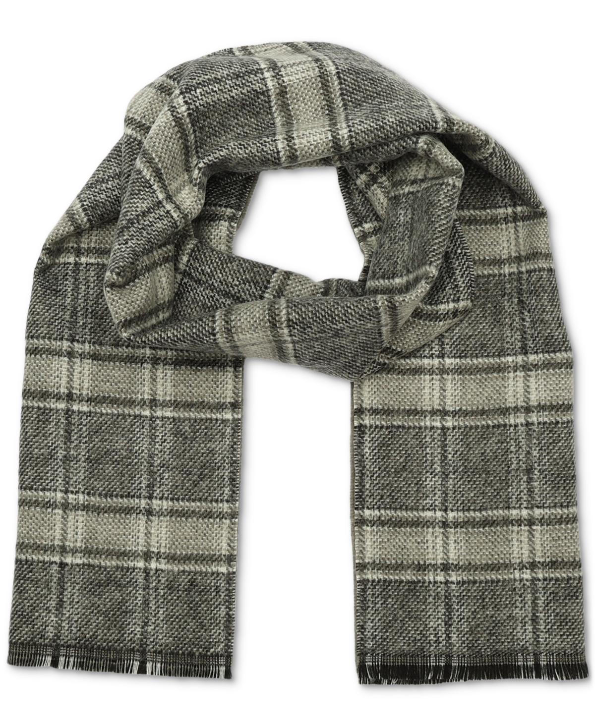 Michael Kors Men's Reversible Mk Logo Scarf In Ash Melang