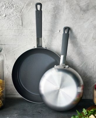 X Bobby Flay Nonstick Stainless Steel 8" and 10" Frypan Set