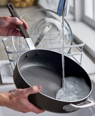 X Bobby Flay Professional Grade Ceramic Nonstick 4.5-Quart Saut&eacute; Pan with Lid