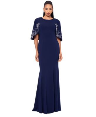 green emerald velvet dress Betsy & Adam Women's Long Halter Crepe Tiered Ruffle Gown, Navy, 2P at  Amazon Women's Clothing store