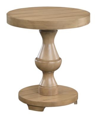 Dory 22" Wood Round End Table