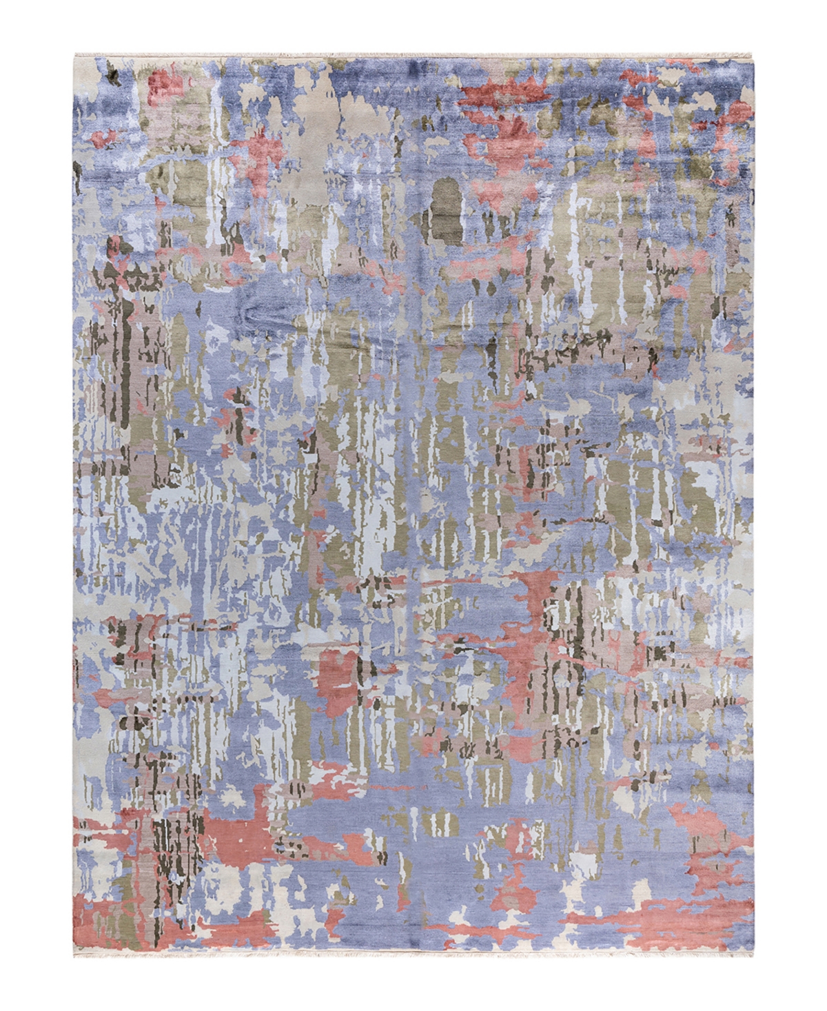 Adorn Hand Woven Rugs Indian Ooak M7487 9'3''x11'10'' Area Rug - Ivory