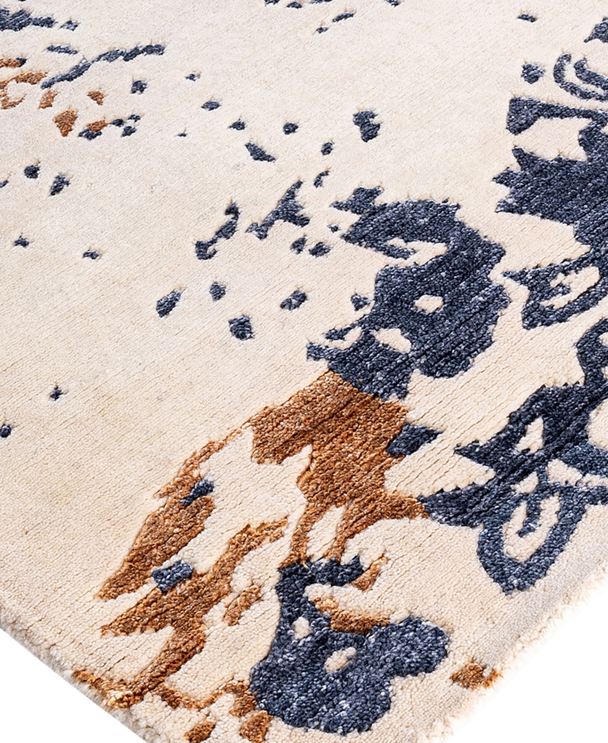 Adorn Hand Woven Rugs Indian Ooak M7768 8'2''x10'1'' Area Rug In Ivory