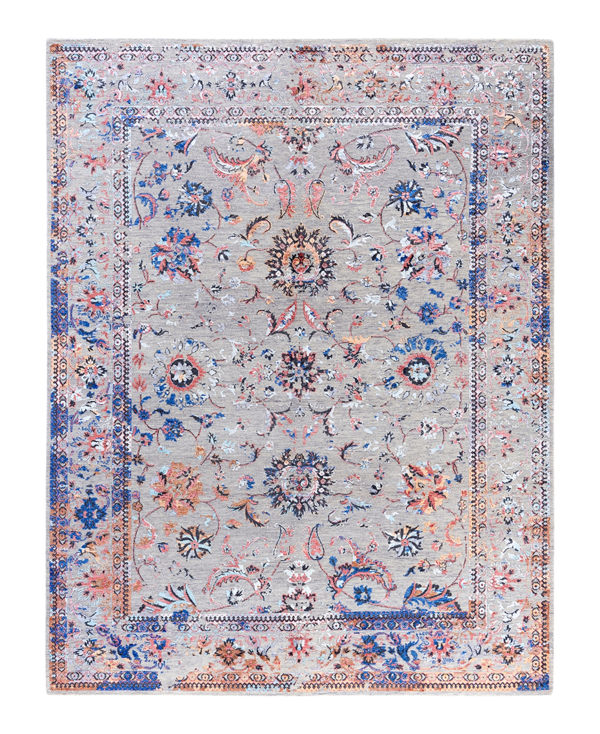 Adorn Hand Woven Rugs Indian Ooak M7993 8'x10'4'' Area Rug - Multi