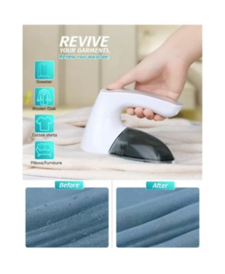Fabric Shaver Lint Remover with 2 Replaceable 6-leaf Blades