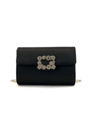 LIKE DREAMS - Clara Satin Rhinestone Gem Evening Crossbody
