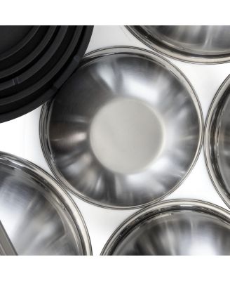 5 Piece Multipurpose Stackable Mixing Bowl Set with Lids