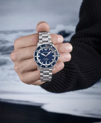 Men's Automatic Stainless Steel Bracelet Watch 42mm