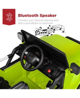 12V Kids Ride On Truck Car w/ Remote Control, Spring Suspension, Bluetooth, LED Lights