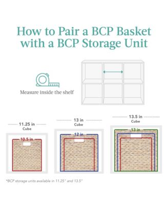 9-Cube Storage Organizer, 11in Shelf Opening, Bookcase w/ 3 Removable Back Panels