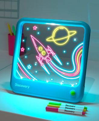 Neon Glow Tablet Light-Up Art Board