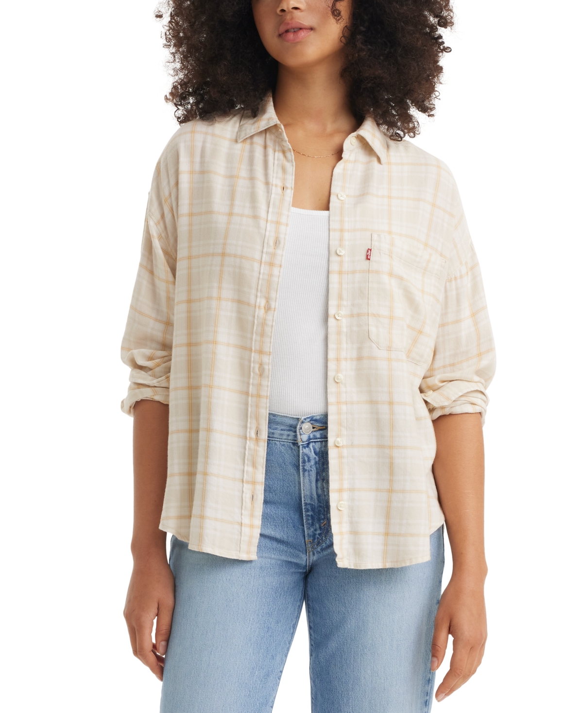 Levi's Women's Henri Plaid-print Shirt