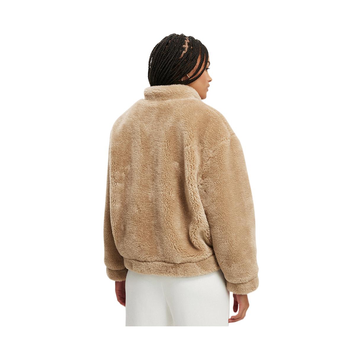 Cotton On Women's Teddy Bomber Jacket