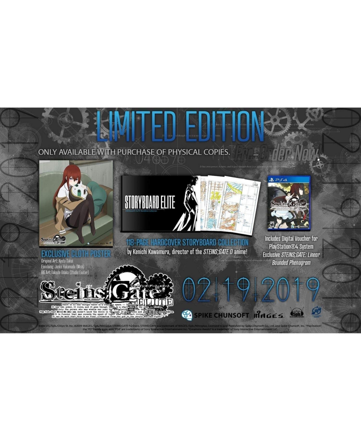Sega Steins Gate Elite Limited Edition - Playstation 4