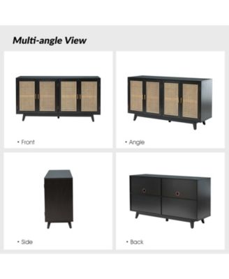 Byblis Rattan TV Stand for TVs up to 65"