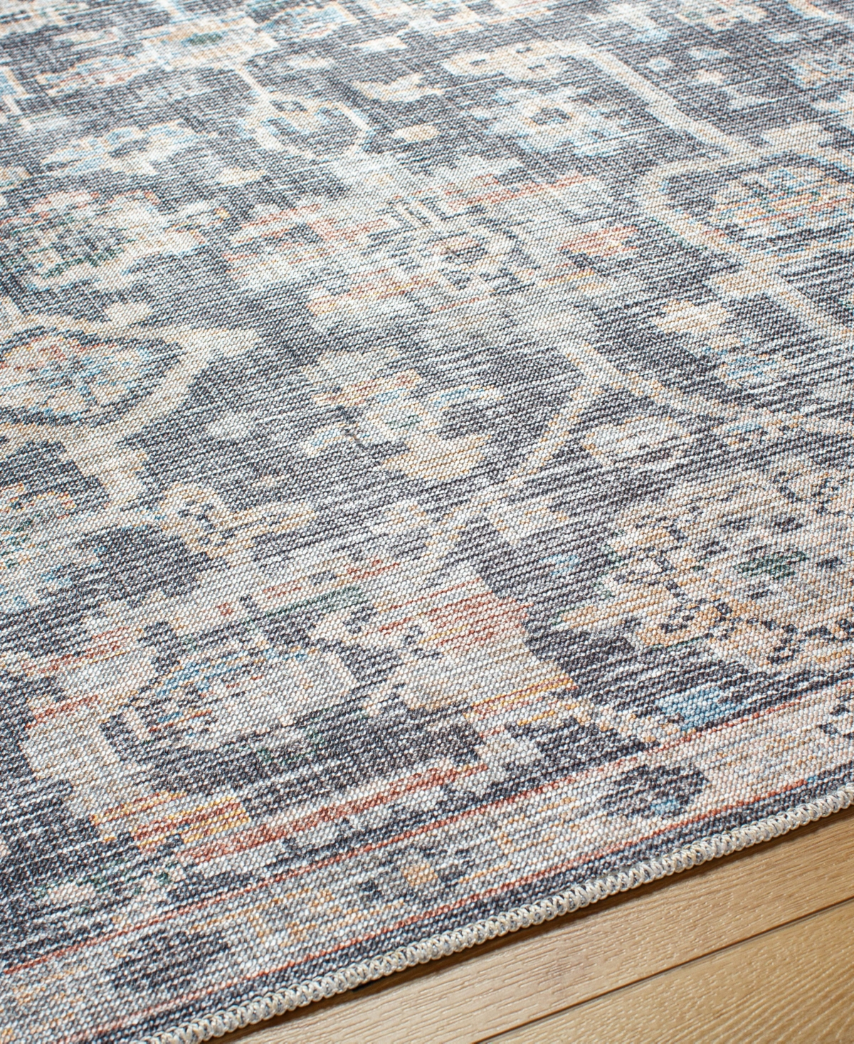 Livabliss Eleni Vvel-2300 5'3"x7' Area Rug In Denim