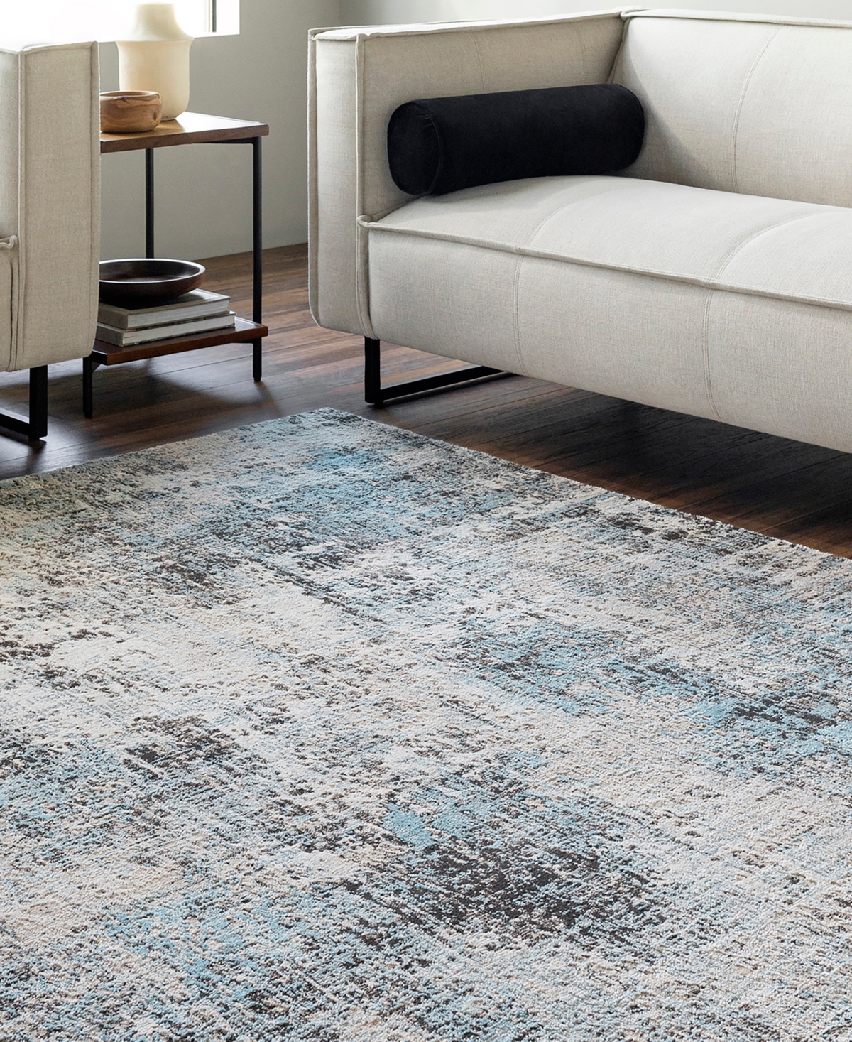 Livabliss Allegro Alg-2354 7'10"x10' Area Rug In Beige,blue