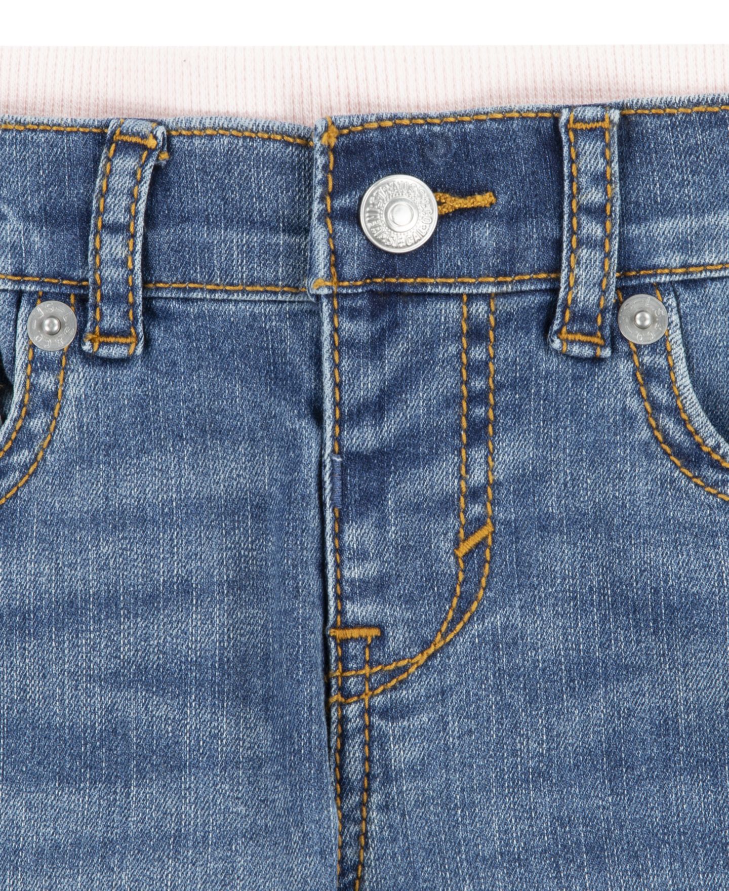 Джинсы Levi's Brandi Skinny Jeans для девочек-малышей, цвет: All The Feels — фото 3