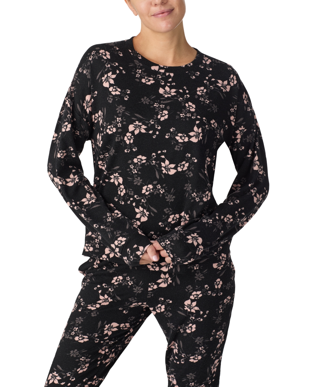 Sanctuary Women's Printed Long-Sleeve Jogger Pajama Set