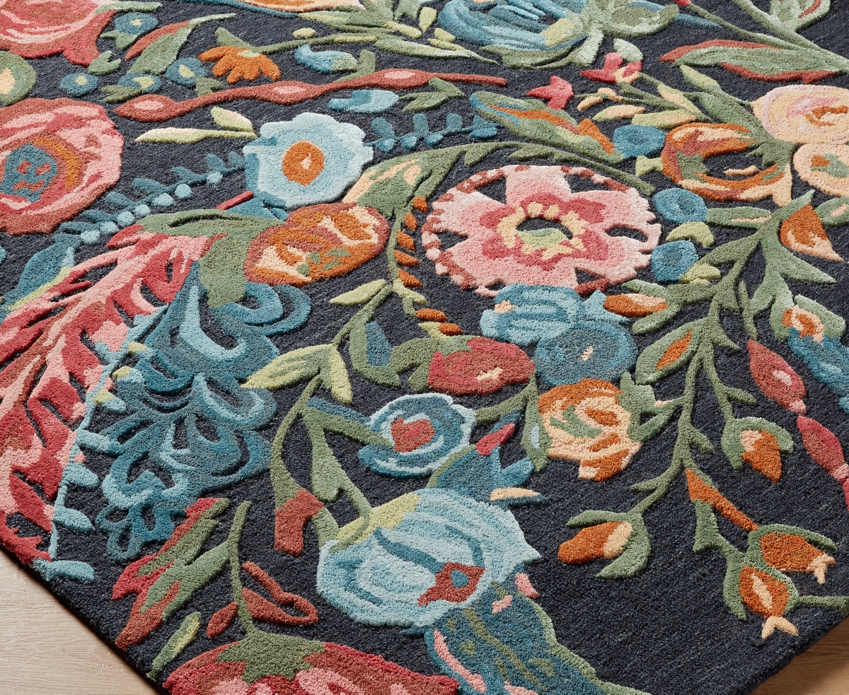 Livabliss Shindig 495736 5'x7'6" Area Rug In Red,black
