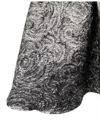 polyester midi dress Black Polka Dot Collar Midi Dress