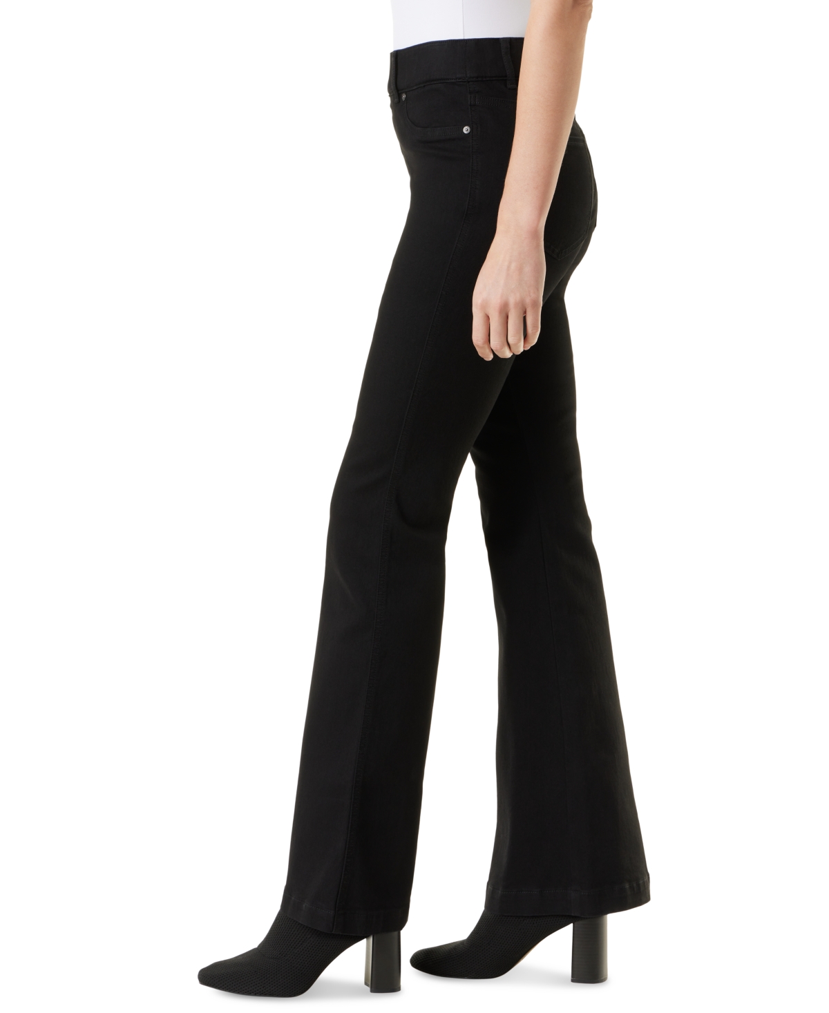 Gloria Vanderbilt Women's Shape Effect Flare Jeans In Black