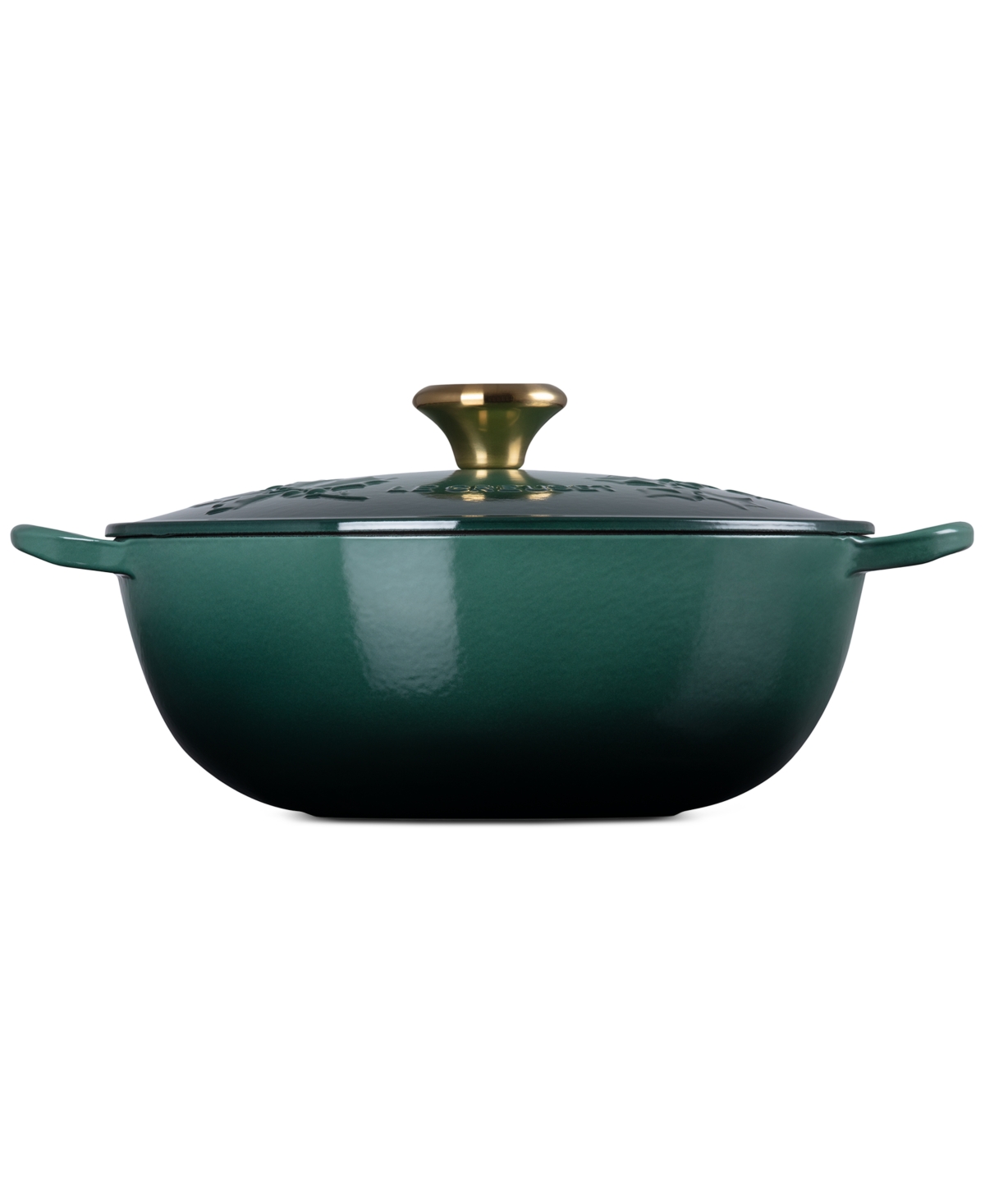 Le Creuset Holly Collection Enameled Cast Iron 4.5 Qt. Traditional Chef's Oven With Lid In Artichaut