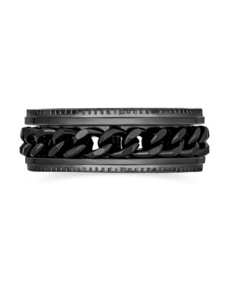 Rope Chain Cable Biker Spinner Fidget Ring