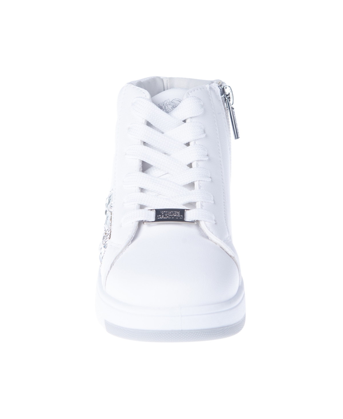 Vince Camuto Little and Big Girls Metallic Rhinestones Court Sneaker