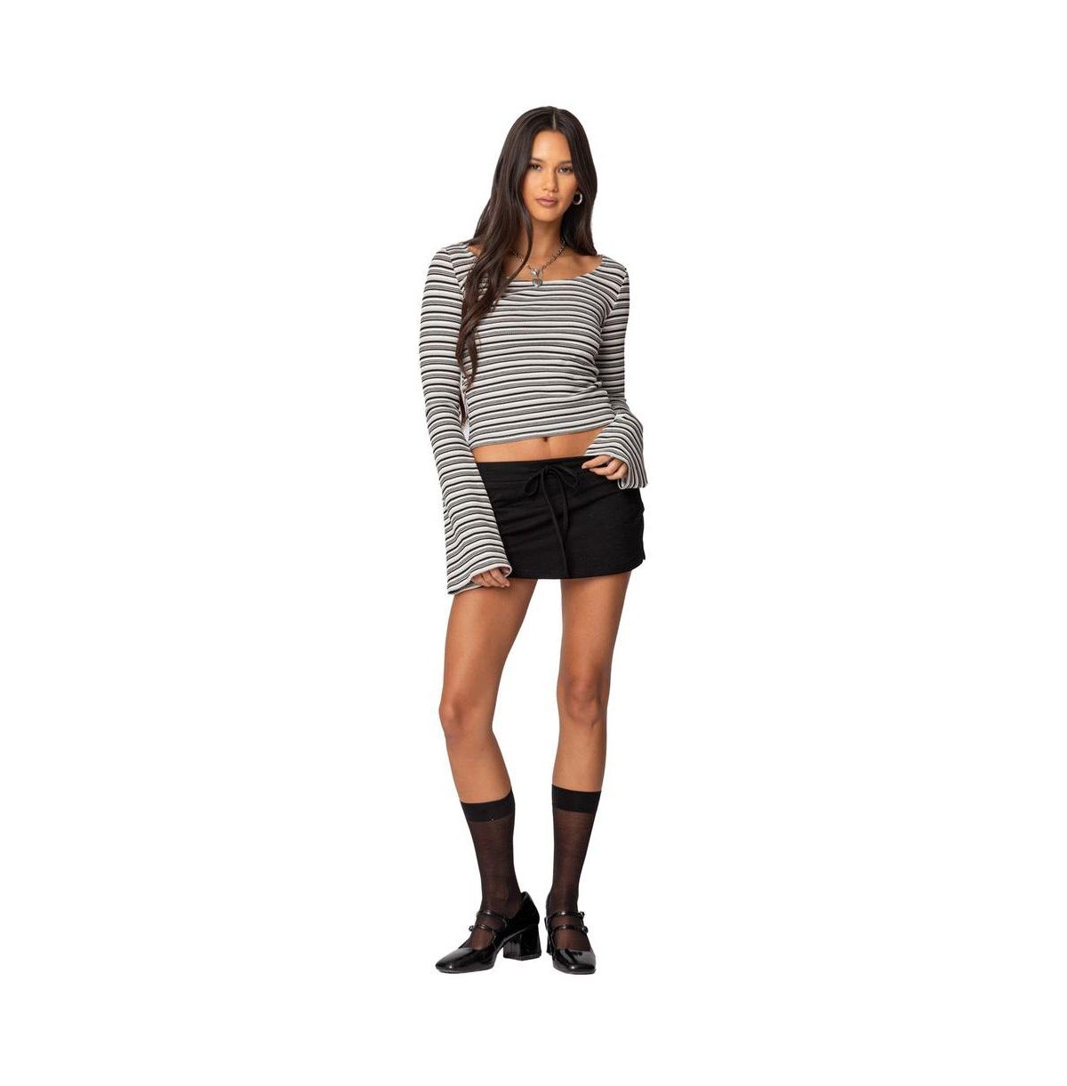 Edikted Women's Lilia Striped Top