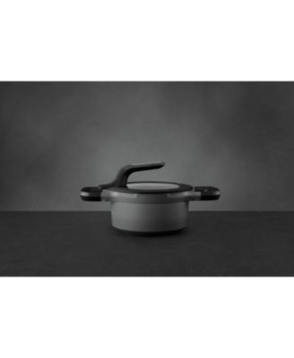 GEM 6.25" Nonstick Covered Stockpot 1.6Qt., Grey