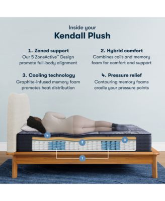 Perfect Sleeper X Kendall 13" Smooth Hybrid Plush Mattress - King