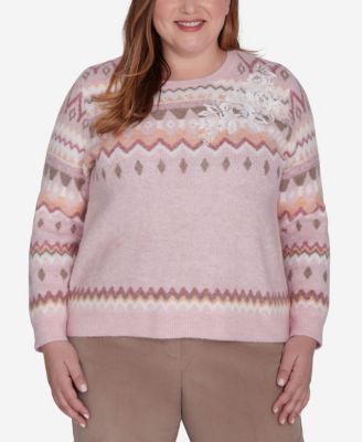 Alfred Dunner cheapest Embroidered Sweater