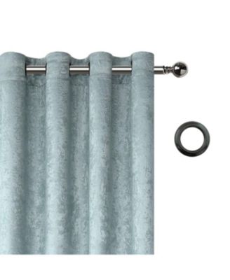 Modern Art Contemporary 2 Pack Light Filtering Grommet Top Curtains