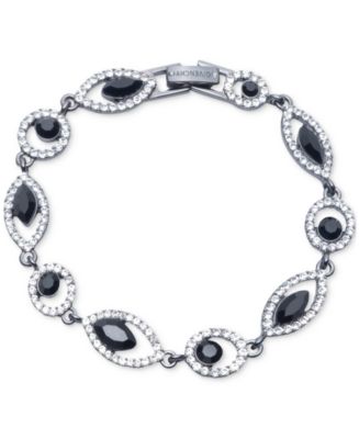 GIVENCHY＊Silver-Tone Pave クリスタルブレスレット＊送料込 Givenchy Silver-Tone Pavé & Color Crystal Flex Bracelet - Macy's